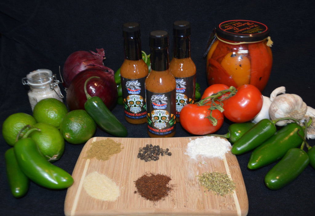 Buenos Nachos mild taco sauce.  Chipotle, roasted jalapeños.  Multiple award winning. All Natural.  Gluten Free.  Vegan.