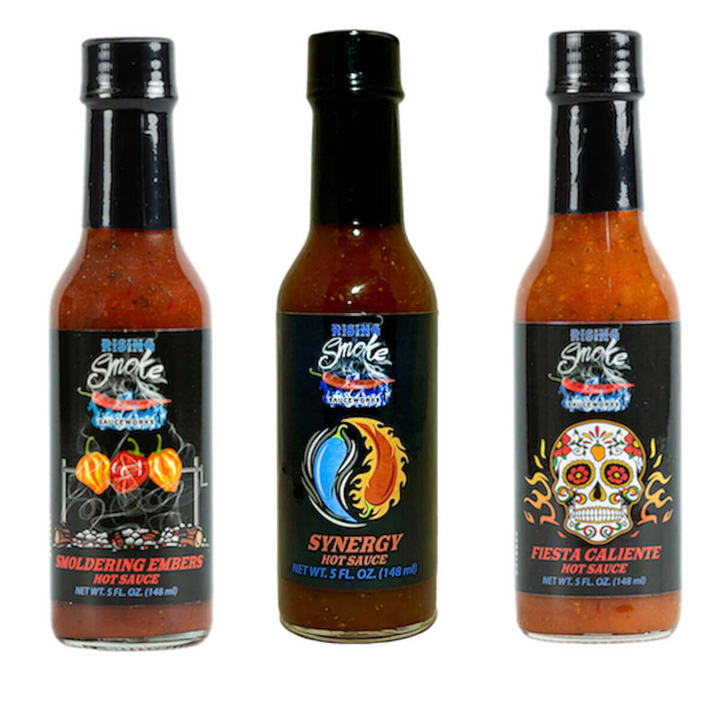 Culinary collection of Italian, Asian and Mexican flavored hot sauces.  All award winning.  All gluten free.