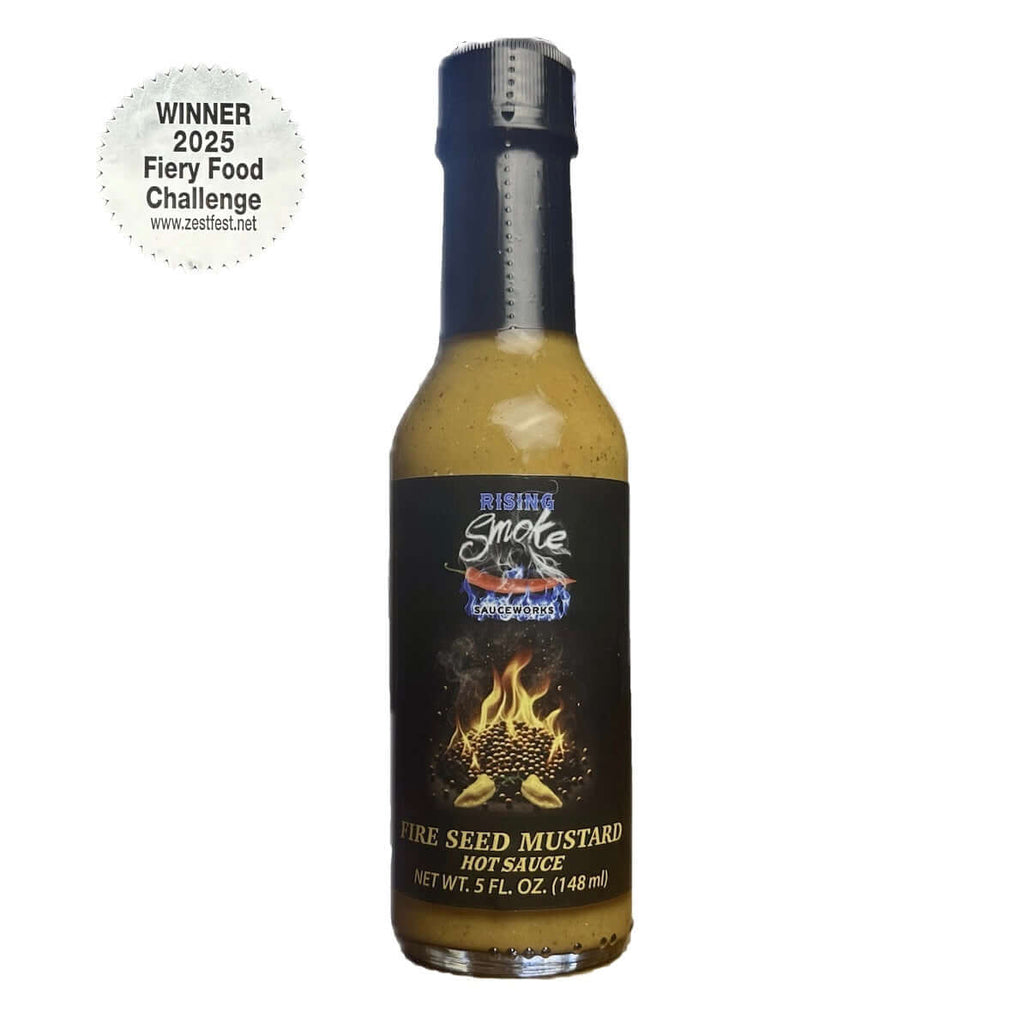 Extreme heat mustard hot sauce