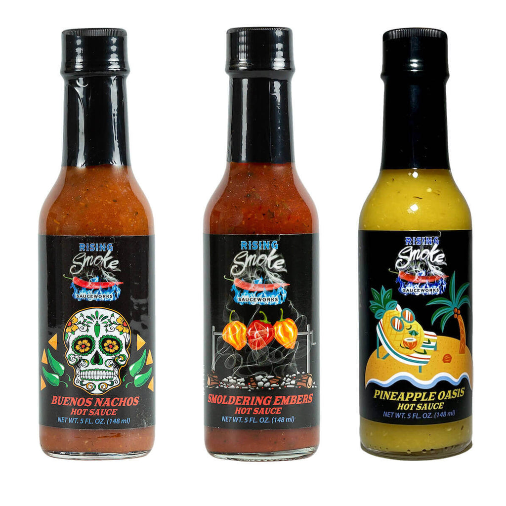 Makers Select 3 Pack Buenos Nachos Smoldering Embers Pineapple Oasis.  Award winning.  gluten free