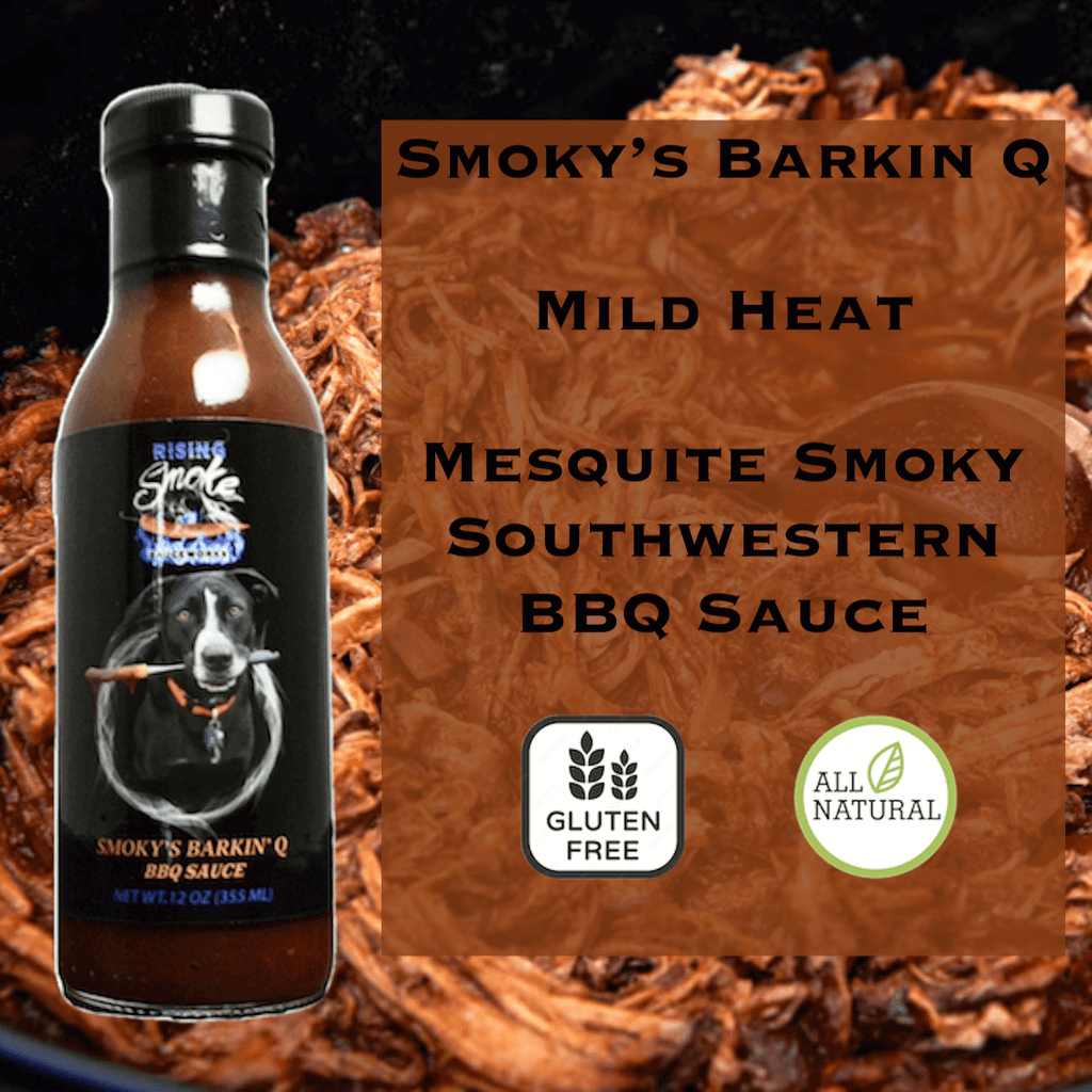 Mild heat.  Mesquite smoky bbq sauce