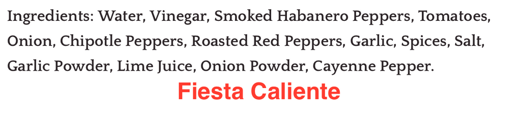 Fiesta Caliente ingredients